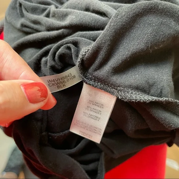 Calvin Klein Roll Sleeve Blouse - Picture 8 of 12